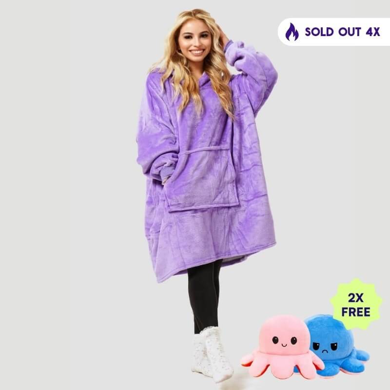 The Blanket Hoodie + 2 Free Octo Plushies