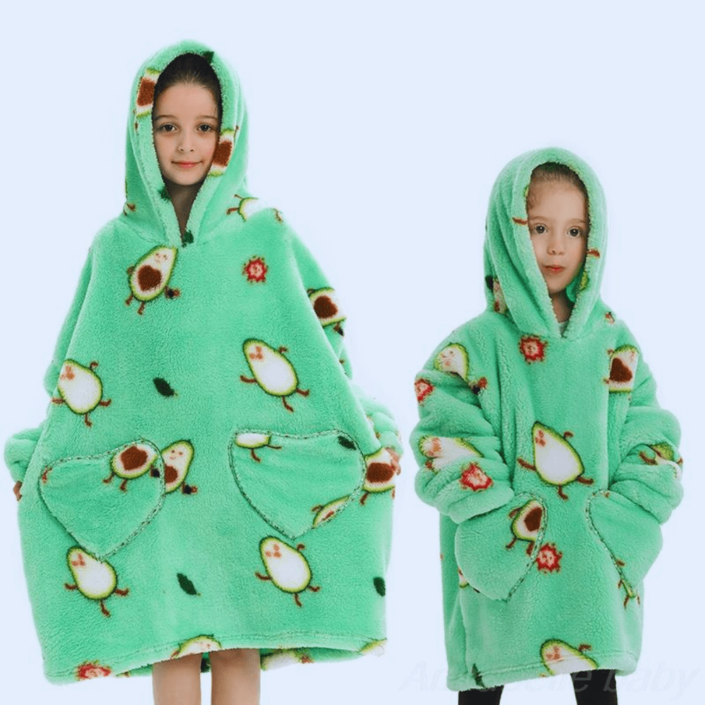 Childrens blanket discount hoodie