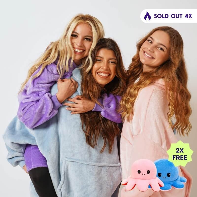 The Blanket Hoodie + 2 Free Octo Plushies